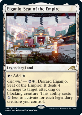 Eiganjo, Seat of the Empire - Kamigawa Neon Dynasty Spoiler