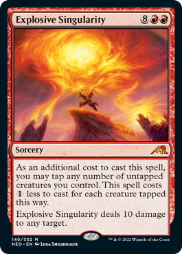 Explosive Singularity - Kamigawa Neon Dynasty Spoiler