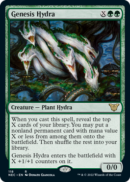 Genesis Hydra - Kamigawa Neon Dynasty Commander Spoiler