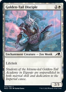 Golden-Tail Disciple - Kamigawa Neon Dynasty Spoiler