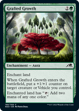 Grafted Growth - Kamigawa Neon Dynasty Spoiler