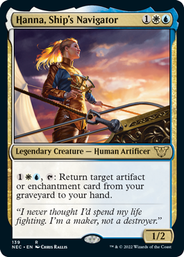 Hanna, Ship's Navigator - Kamigawa Neon Dynasty Commander Spoiler