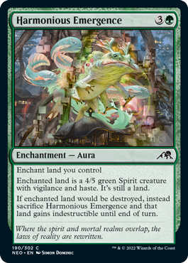 Harmonious Emergence - Kamigawa Neon Dynasty Spoiler