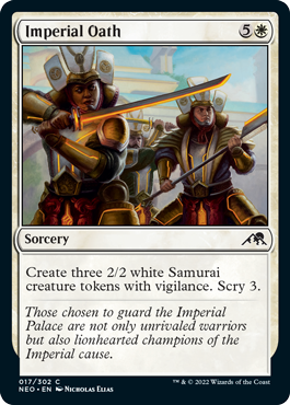 Imperial Oath - Kamigawa Neon Dynasty Spoiler