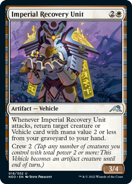 Imperial Recovery Unit - Kamigawa Neon Dynasty Spoiler