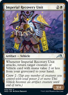 Imperial Recovery Unit - Kamigawa Neon Dynasty Spoiler