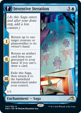 Inventive Iteration - Kamigawa Neon Dynasty Spoiler