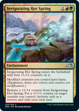 Invigorating Hot Spring - Kamigawa Neon Dynasty Spoiler