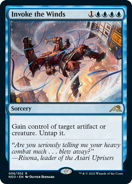 Invoke the Winds - Kamigawa Neon Dynasty Spoiler