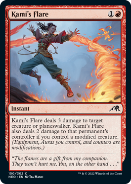 Kami's Flare - Kamigawa Neon Dynasty Spoiler