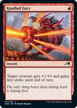 Kindled Fury - Kamigawa Neon Dynasty Spoiler