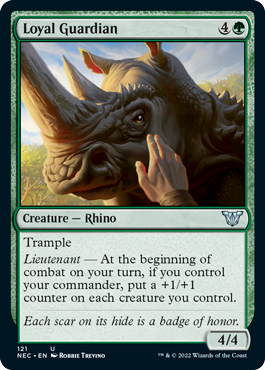 Loyal Guardian - Kamigawa Neon Dynasty Commander Spoiler