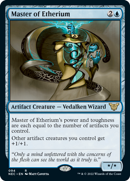 Master of Etherium - Kamigawa Neon Dynasty Commander Spoiler