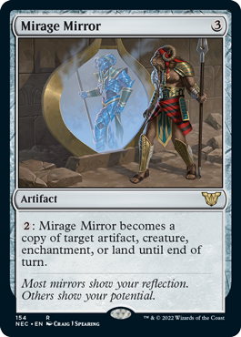 Mirage Mirror - Kamigawa Neon Dynasty Commander Spoiler