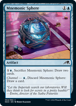 Mnemonic Sphere - Kamigawa Neon Dynasty Spoiler