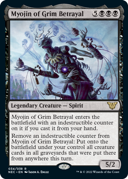 Myojin of Grim Betrayal - Kamigawa Neon Dynasty Spoiler