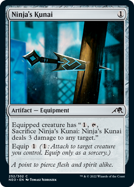 Ninja's Kunai - Kamigawa Neon Dynasty Spoiler