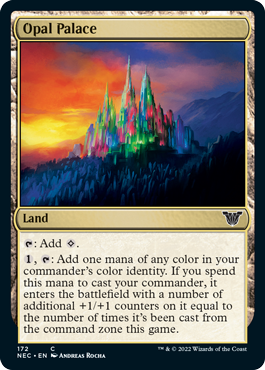 Opal Palace - Kamigawa Neon Dynasty Commander Spoiler