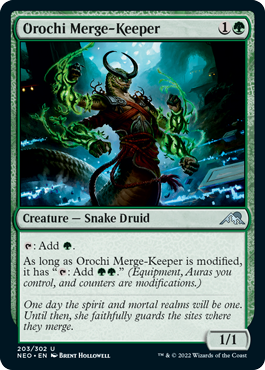 Orochi Merge-Keeper - Kamigawa Neon Dynasty Spoiler