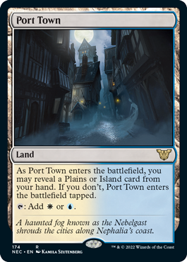 Port Town - Kamigawa Neon Dynasty Commander Spoiler