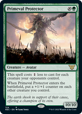 Primeval Protector - Kamigawa Neon Dynasty Commander Spoiler