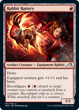 Rabbit Battery - Kamigawa Neon Dynasty Spoiler