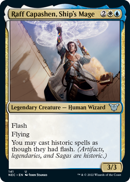 Raff Capashen, Ship's Mage - Kamigawa Neon Dynasty Commander Spoiler