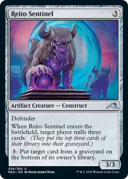 Reito Sentinel - Kamigawa Neon Dynasty Spoiler