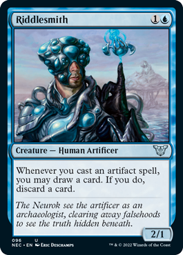 Riddlesmith - Kamigawa Neon Dynasty Commander Spoiler