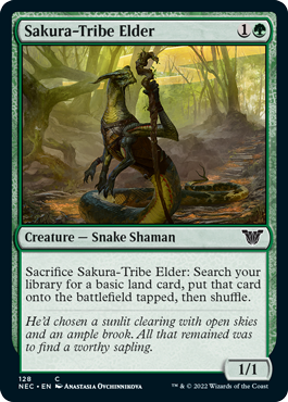 Sakura-Tribe Elder - Kamigawa Neon Dynasty Commander Spoiler