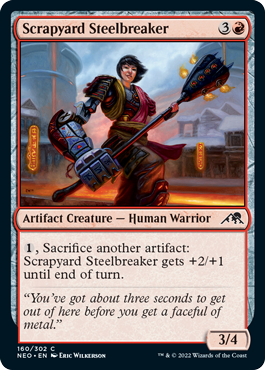 Scrapyard Steelbreaker - Kamigawa Neon Dynasty Spoiler