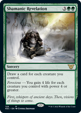 Shamanic Revelation - Kamigawa Neon Dynasty Commander Spoiler