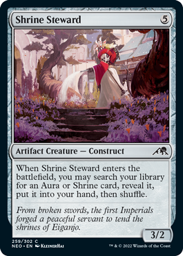 Shrine Steward - Kamigawa Neon Dynasty Spoiler