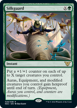 Silkguard - Kamigawa Neon Dynasty Commander Spoiler