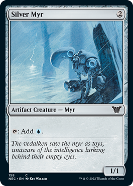 Silver Myr - Kamigawa Neon Dynasty Commander Spoiler