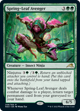 Spring-Leaf Avenger - Kamigawa Neon Dynasty Spoiler