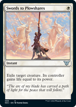 Swords to Plowshares - Kamigawa Neon Dynasty Commander Spoiler