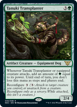 Tanuki Transplanter - Kamigawa Neon Dynasty Commander Spoiler