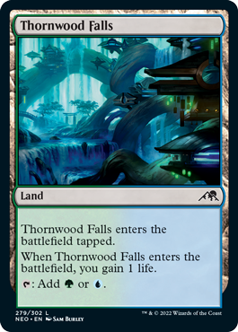 Thornwood Falls - Kamigawa Neon Dynasty Spoiler