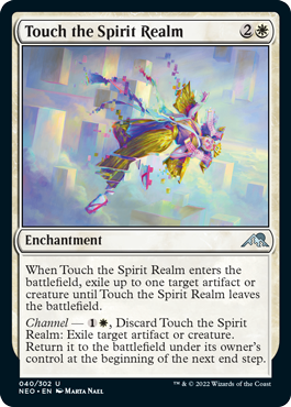 Touch the Spirit Realm - Kamigawa Neon Dynasty Spoiler