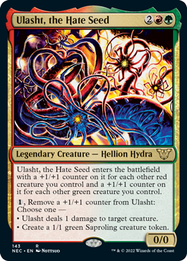 Ulasht, the Hate Seed - Kamigawa Neon Dynasty Commander Spoiler