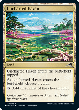 Uncharted Haven - Kamigawa Neon Dynasty Spoiler