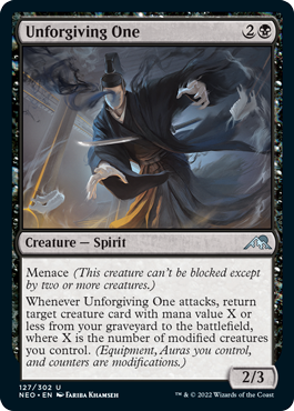 Unforgiving One - Kamigawa Neon Dynasty Spoiler