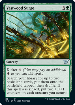 Vastwood Surge - Kamigawa Neon Dynasty Commander Spoiler