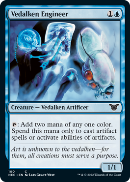 Vedalken Engineer - Kamigawa Neon Dynasty Commander Spoiler