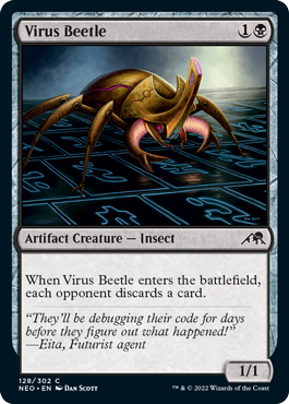 Virus Beetle - Kamigawa Neon Dynasty Spoiler