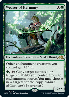 Weaver of Harmony - Kamigawa Neon Dynasty Spoiler