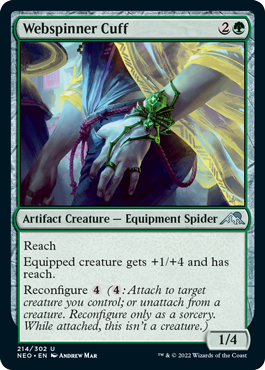 Webspinner Cuff - Kamigawa Neon Dynasty Spoiler