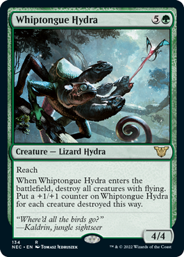 Whiptongue Hydra - Kamigawa Neon Dynasty Commander Spoiler