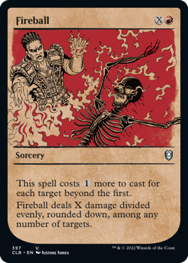 Fireball (Variant) - Commander Legends Battle for Baldur's Gate Spoiler